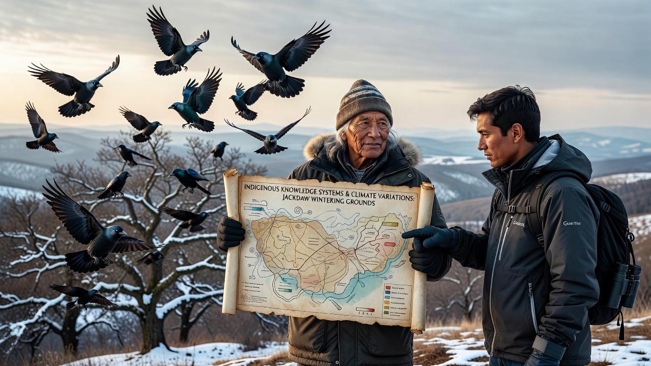 Indigenous Knowledge Systems Reveal How Climate Variations Influence Jackdaw Wintering Grounds